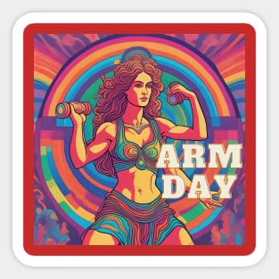 Arm day Aphrodite Sticker